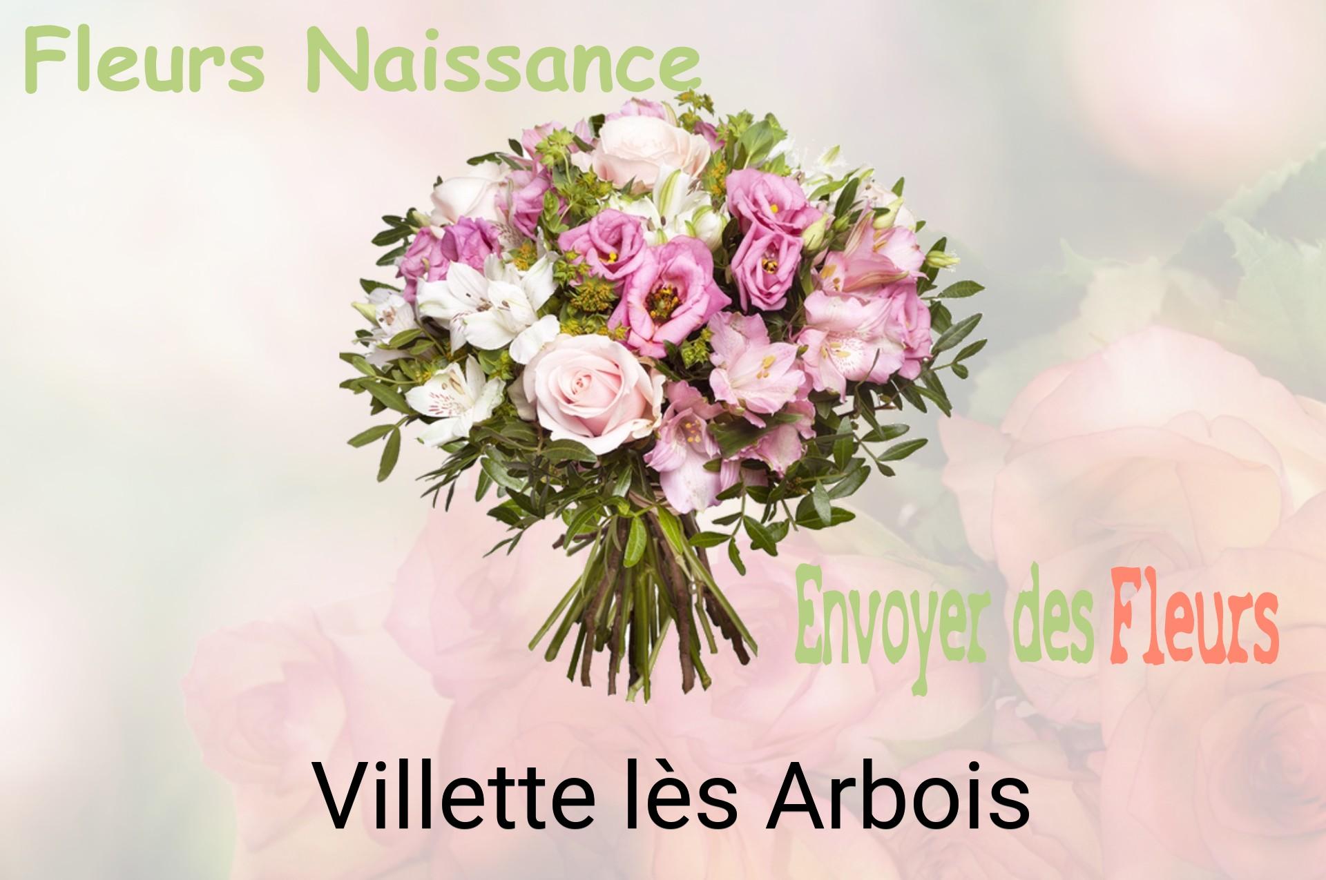 Bouquet de fleurs de naissance livré à Villette-lès-Arbois